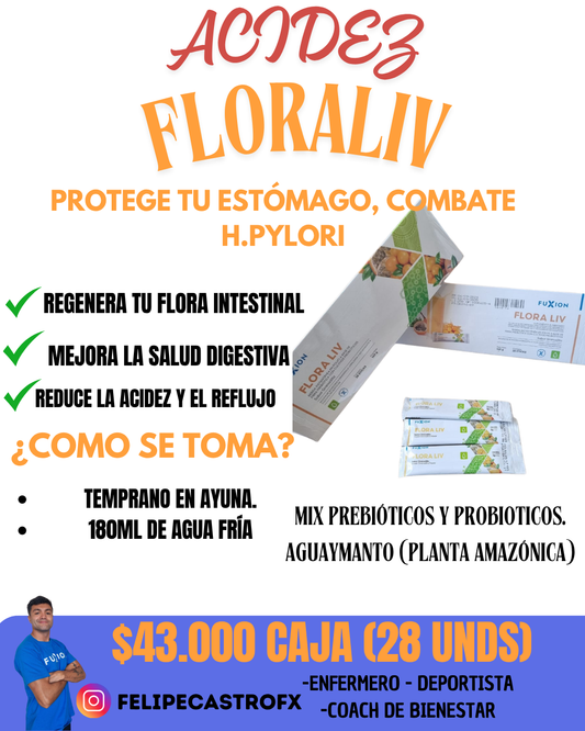 FLORA LIV - Cuida tu Flora Intestinal 🍋