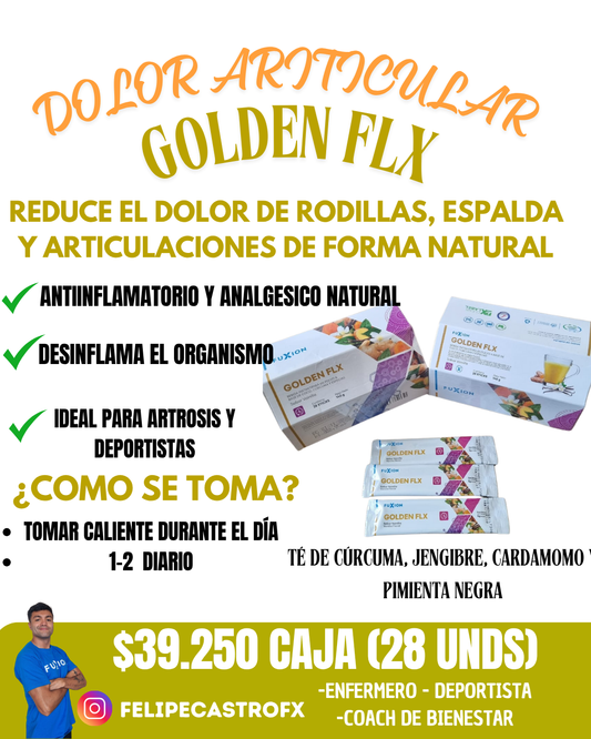 Golden Flx - Té Cúrcuma desinflamante 🫚🥬